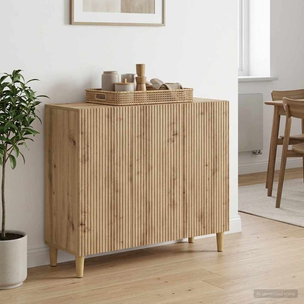 Széf Kézműves Tölgy 89 x 34,5 x 80 cm Szerelt Fa