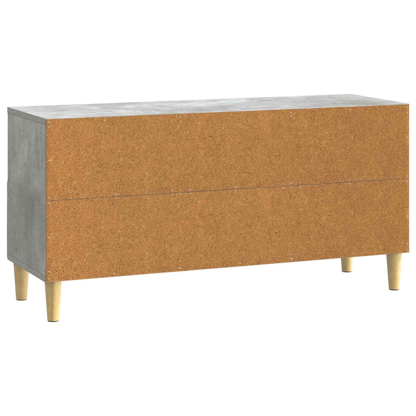 TV szekrény fiókkal Betonszürke 102 x 34,5 x 50 cm Szerelt Fa