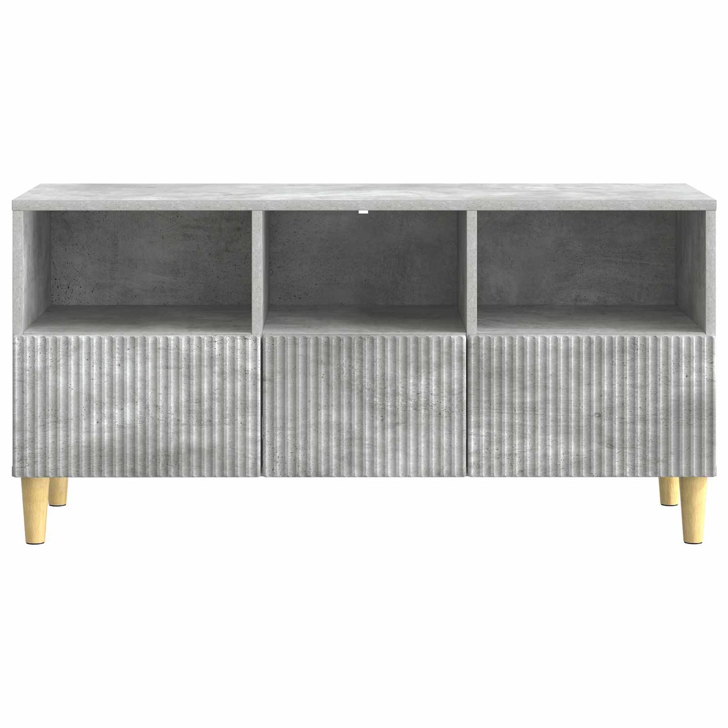 TV szekrény fiókkal Betonszürke 102 x 34,5 x 50 cm Szerelt Fa