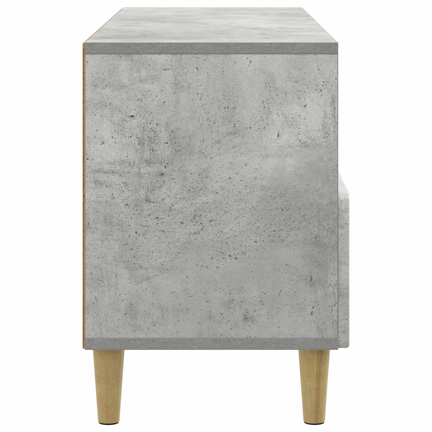 TV szekrény fiókkal Betonszürke 102 x 34,5 x 50 cm Szerelt Fa