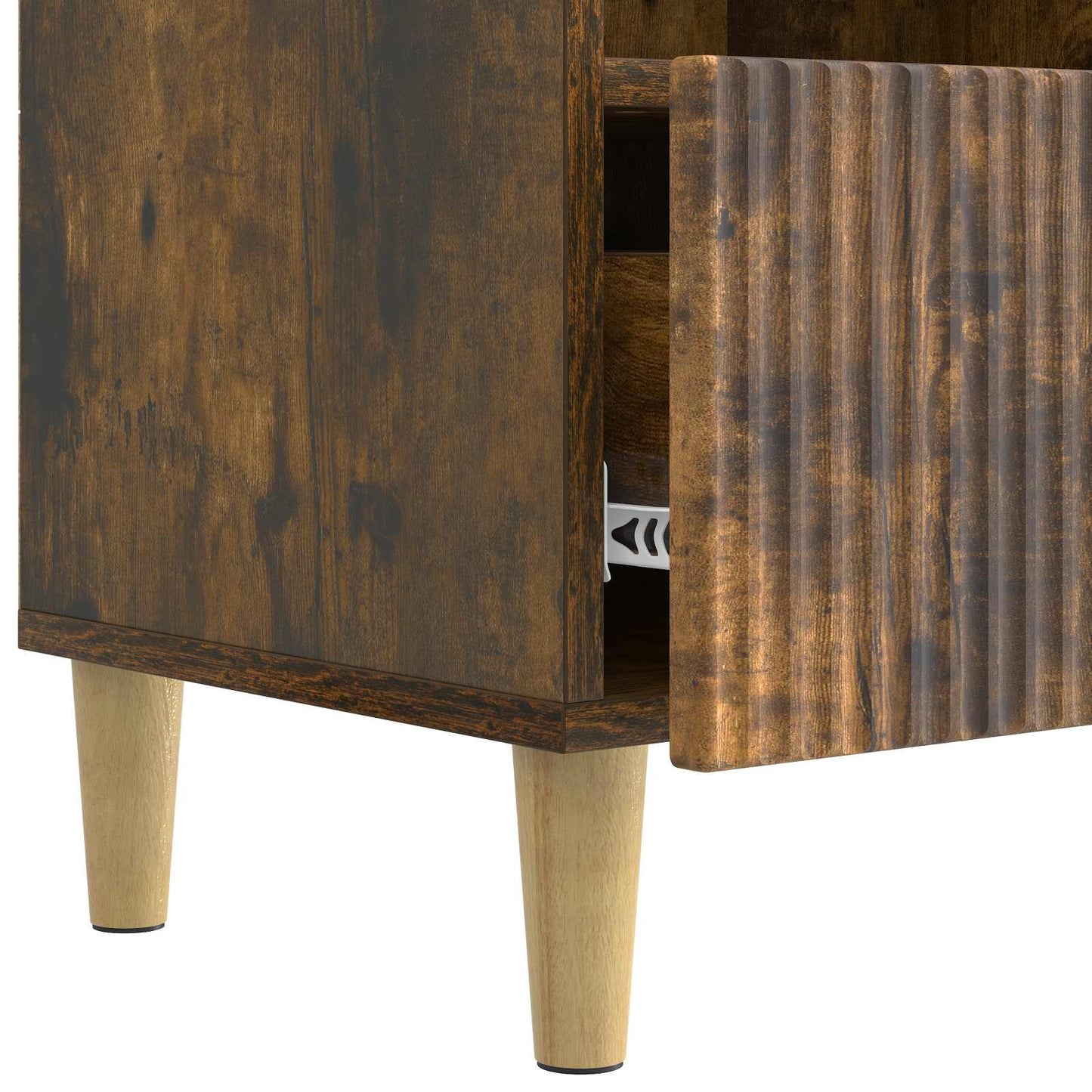 TV szekrény fiókkal Füstös Tölgy 102 x 34,5 x 50 cm Szerelt Fa