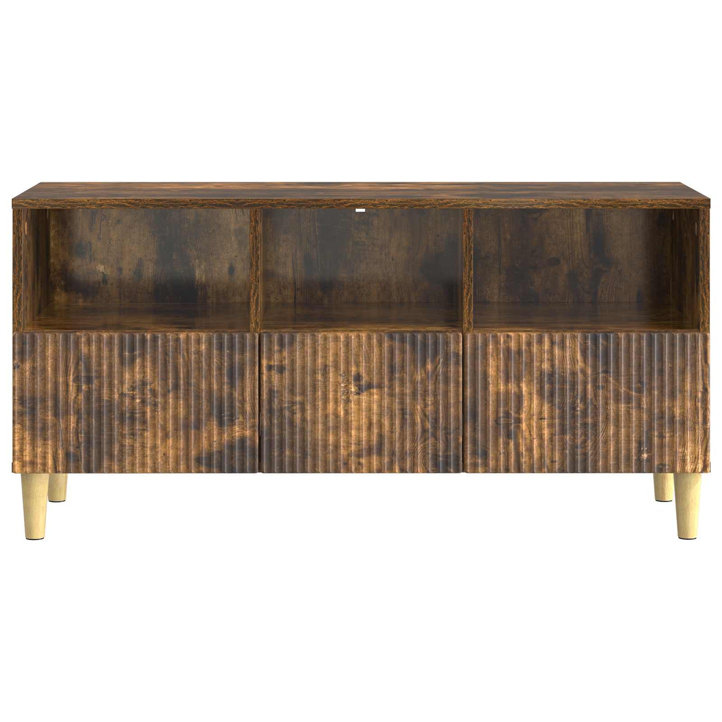 TV szekrény fiókkal Füstös Tölgy 102 x 34,5 x 50 cm Szerelt Fa