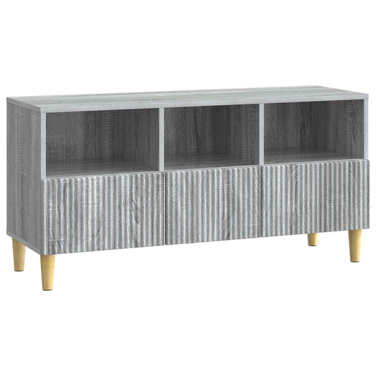 TV szekrény fiókkal Szürke Sonoma 102 x 34,5 x 50 cm Szerelt Fa