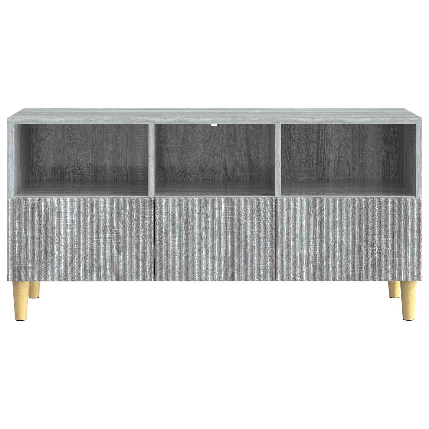 TV szekrény fiókkal Szürke Sonoma 102 x 34,5 x 50 cm Szerelt Fa
