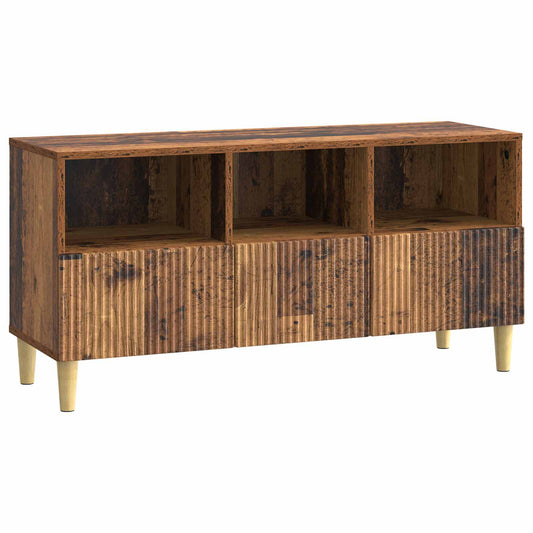 TV szekrény fiókkal Antik Fa 102 x 34,5 x 50 cm Szerelt Fa