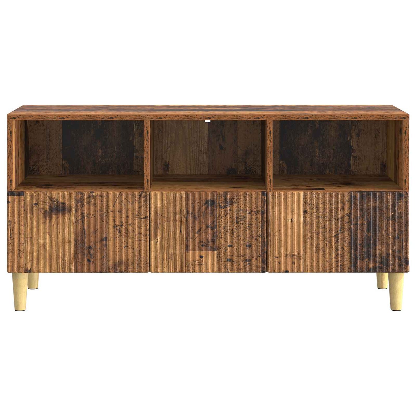 TV szekrény fiókkal Antik Fa 102 x 34,5 x 50 cm Szerelt Fa