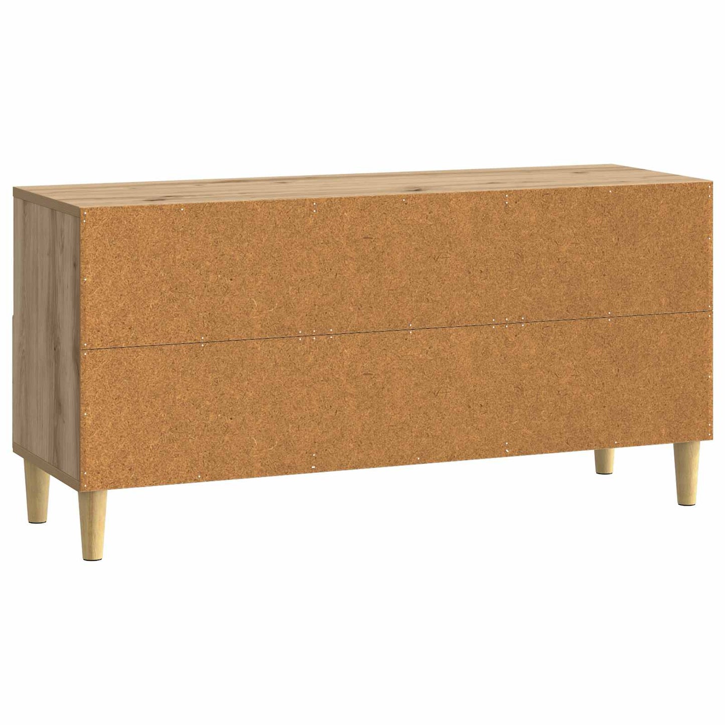 TV szekrény 102 x 34,5 x 50 cm Kézműves Tölgy Szerelt Fa