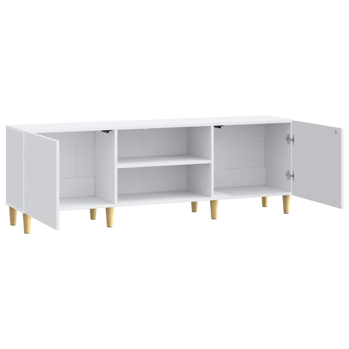 TV szekrény Fehér 150 x 31 x 50 cm Szerelt Fa