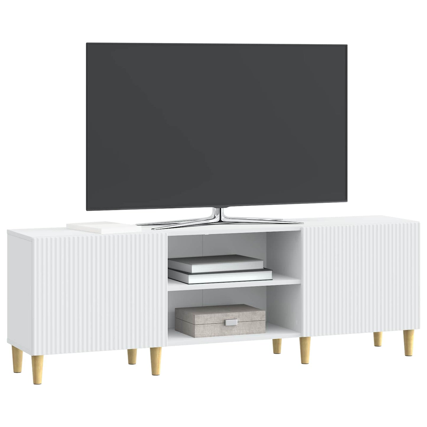 TV szekrény Fehér 150 x 31 x 50 cm Szerelt Fa