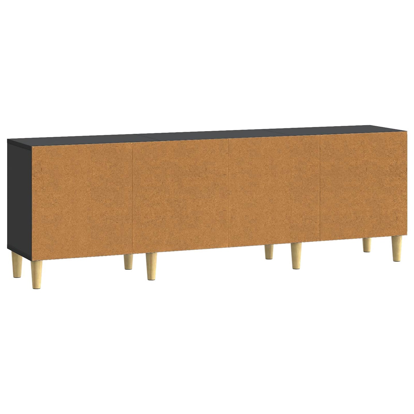 TV szekrény Fekete 150 x 31 x 50 cm Szerelt Fa