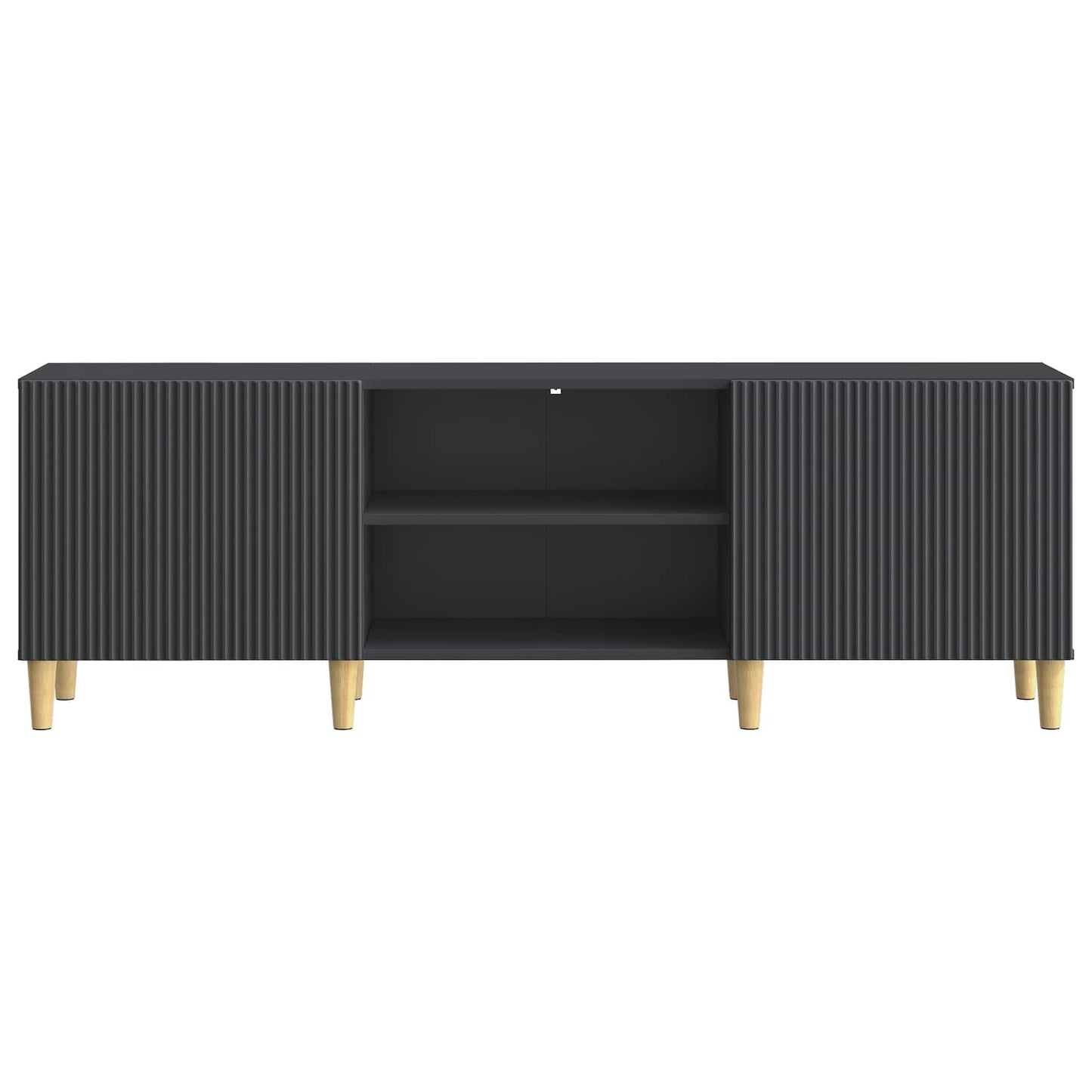 TV szekrény Fekete 150 x 31 x 50 cm Szerelt Fa