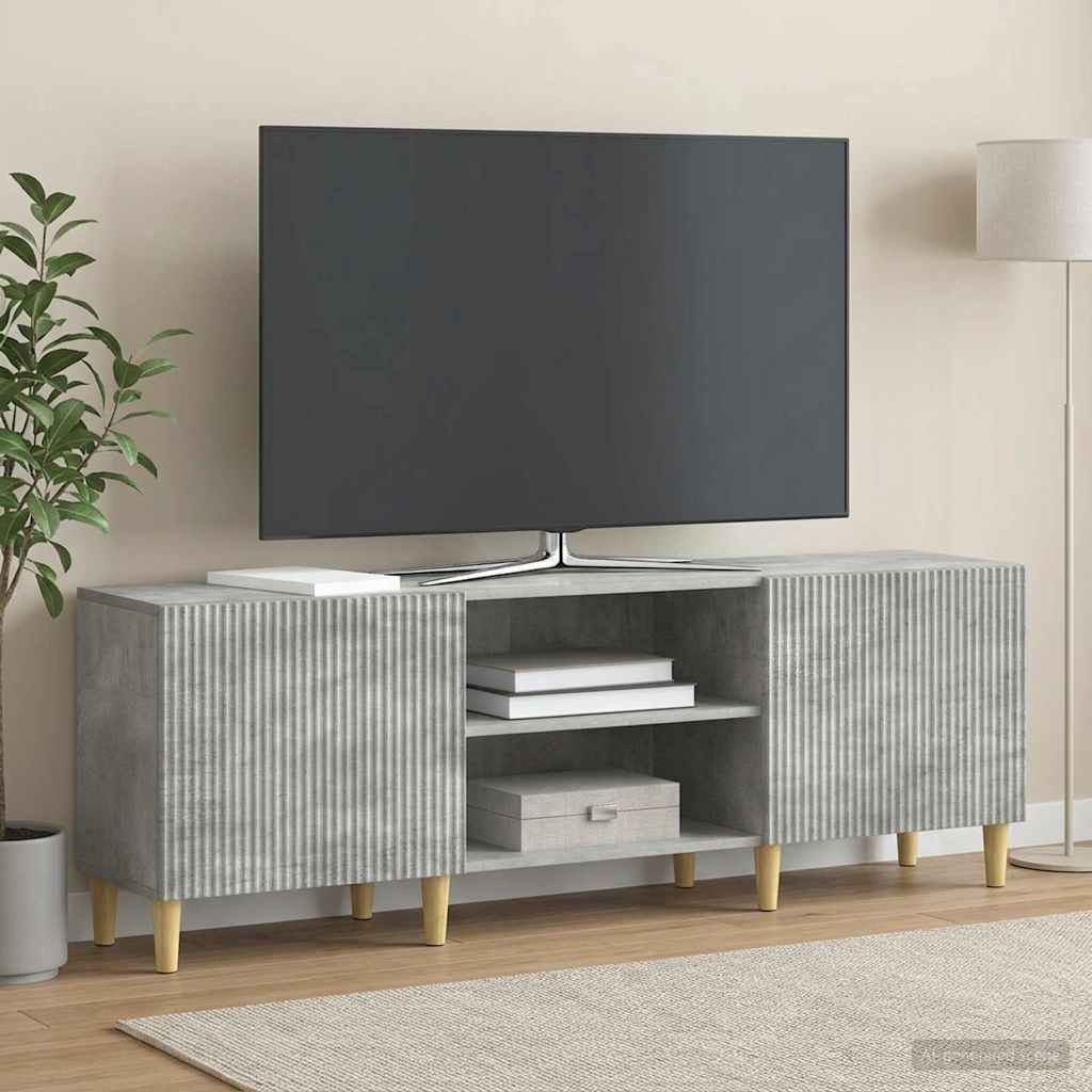 TV szekrény Betonszürke 150 x 31 x 50 cm Szerelt Fa