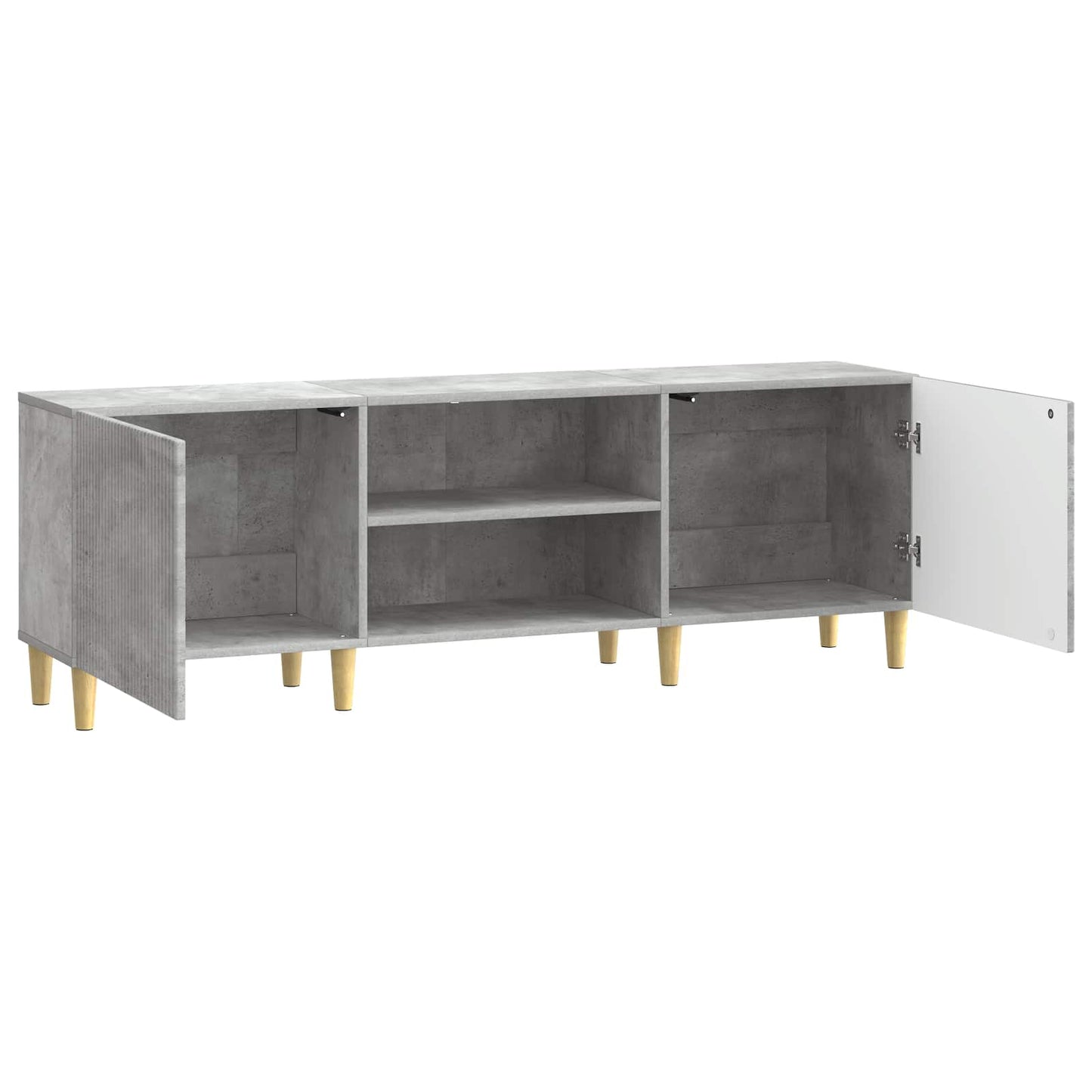 TV szekrény Betonszürke 150 x 31 x 50 cm Szerelt Fa