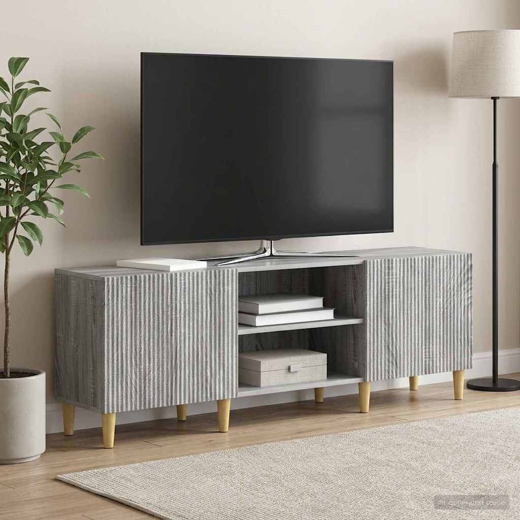 TV szekrény Szürke Sonoma 150 x 31 x 50 cm Szerelt Fa