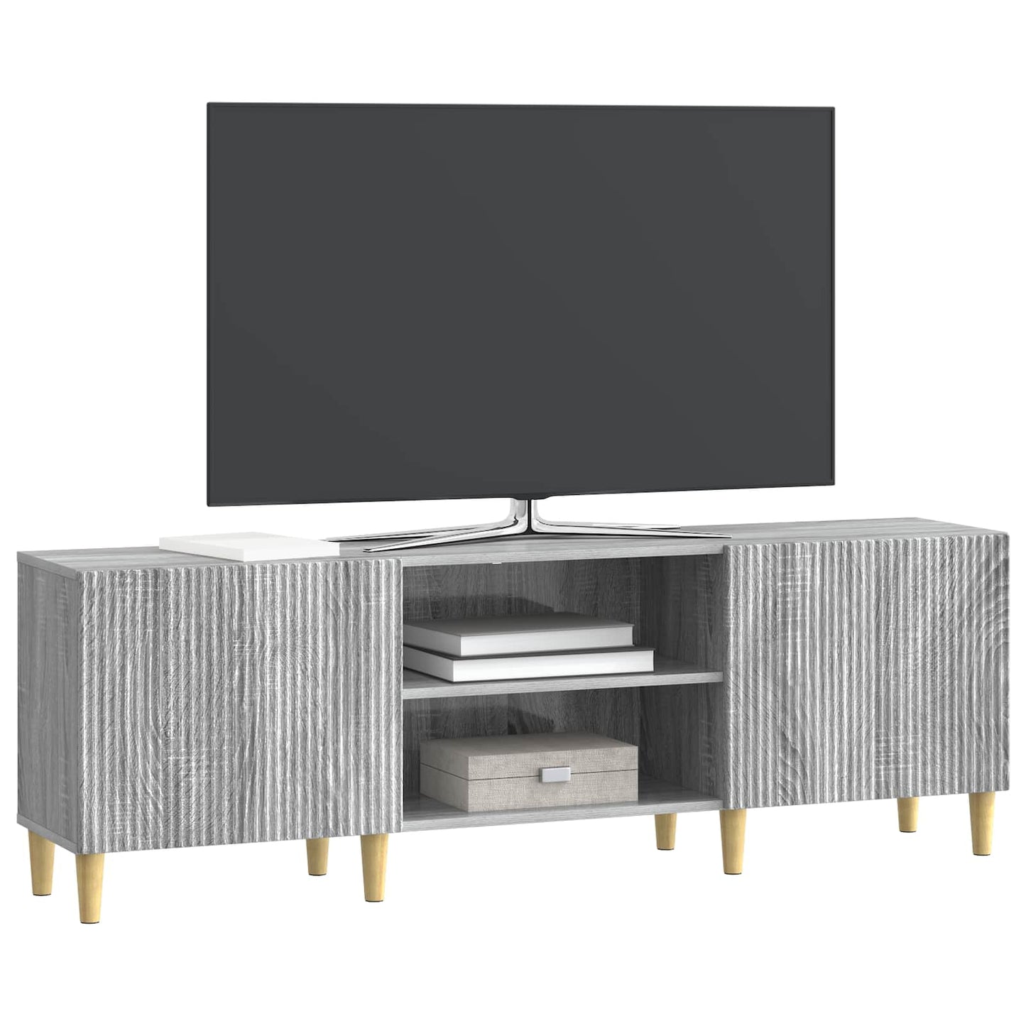 TV szekrény Szürke Sonoma 150 x 31 x 50 cm Szerelt Fa