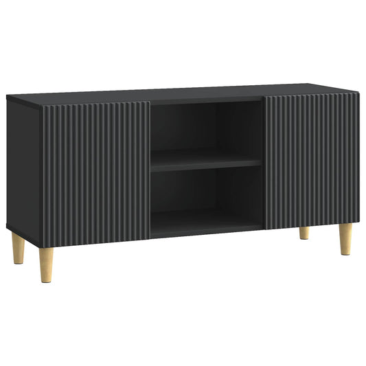 TV szekrény Fekete 102 x 34,5 x 50 cm Szerelt Fa