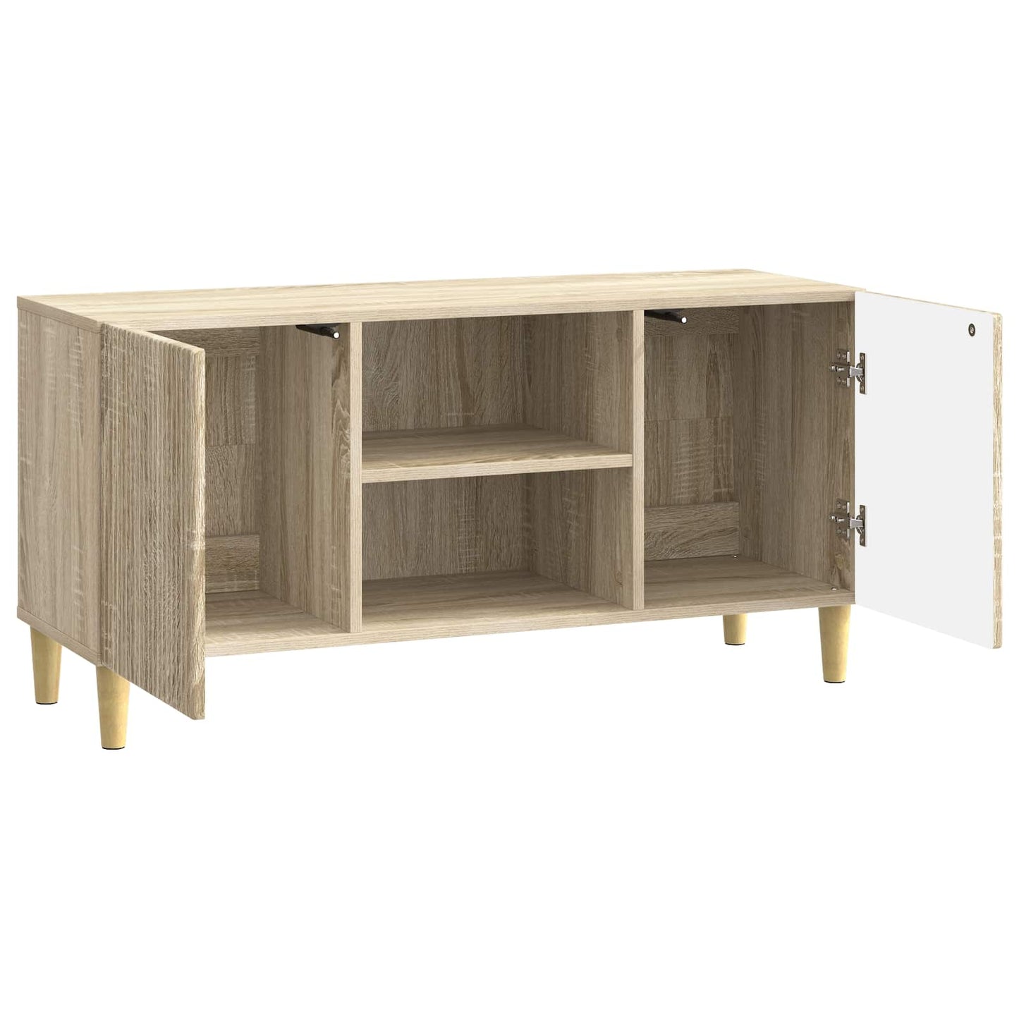 TV szekrény Sonoma Tölgy 102 x 34,5 x 50 cm Szerelt Fa