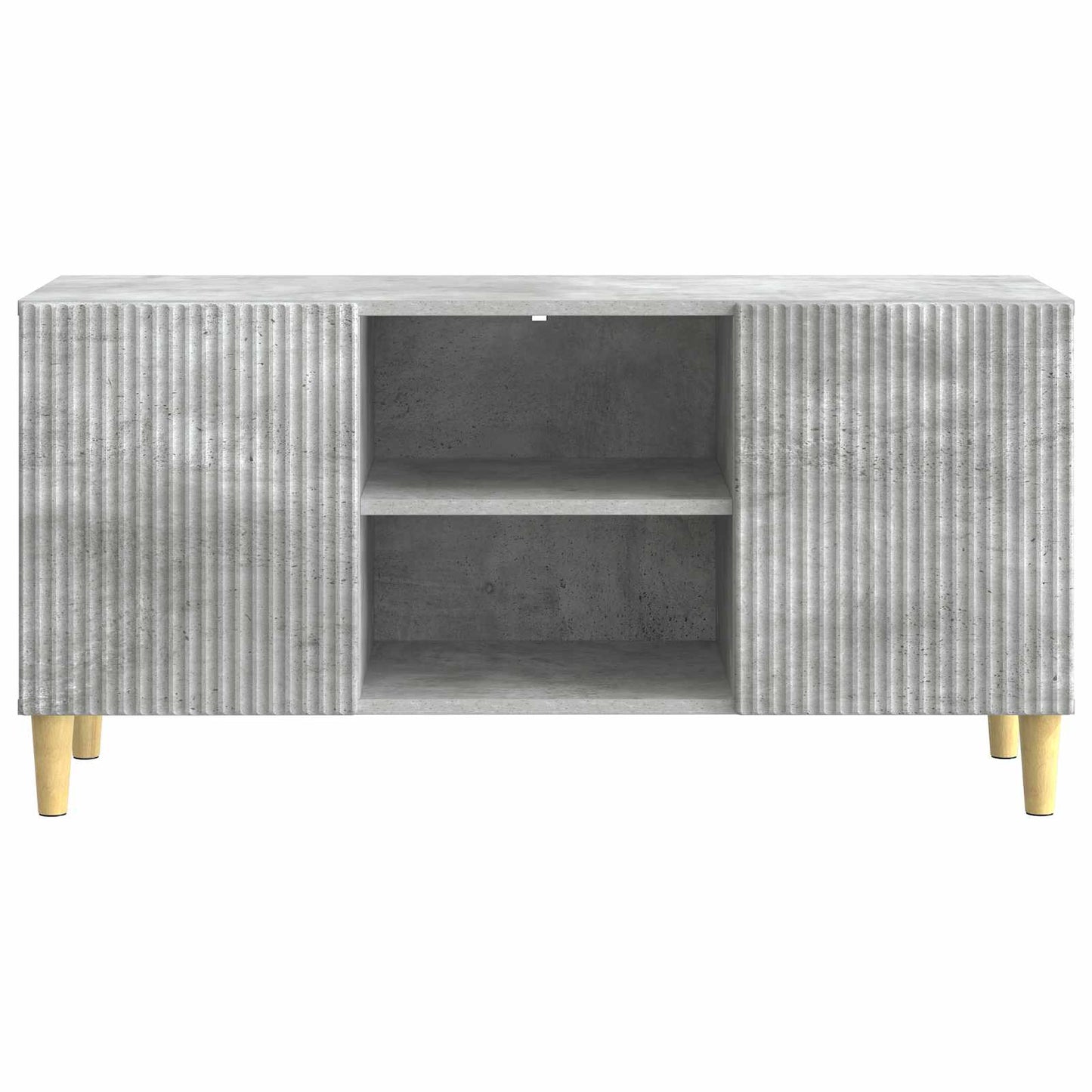 TV szekrény Betonszürke 102 x 34,5 x 50 cm Szerelt Fa