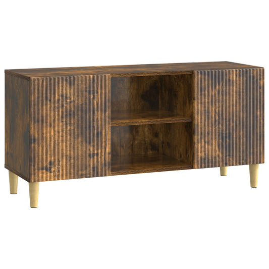 TV szekrény Füstös Tölgy 102 x 34,5 x 50 cm Szerelt Fa