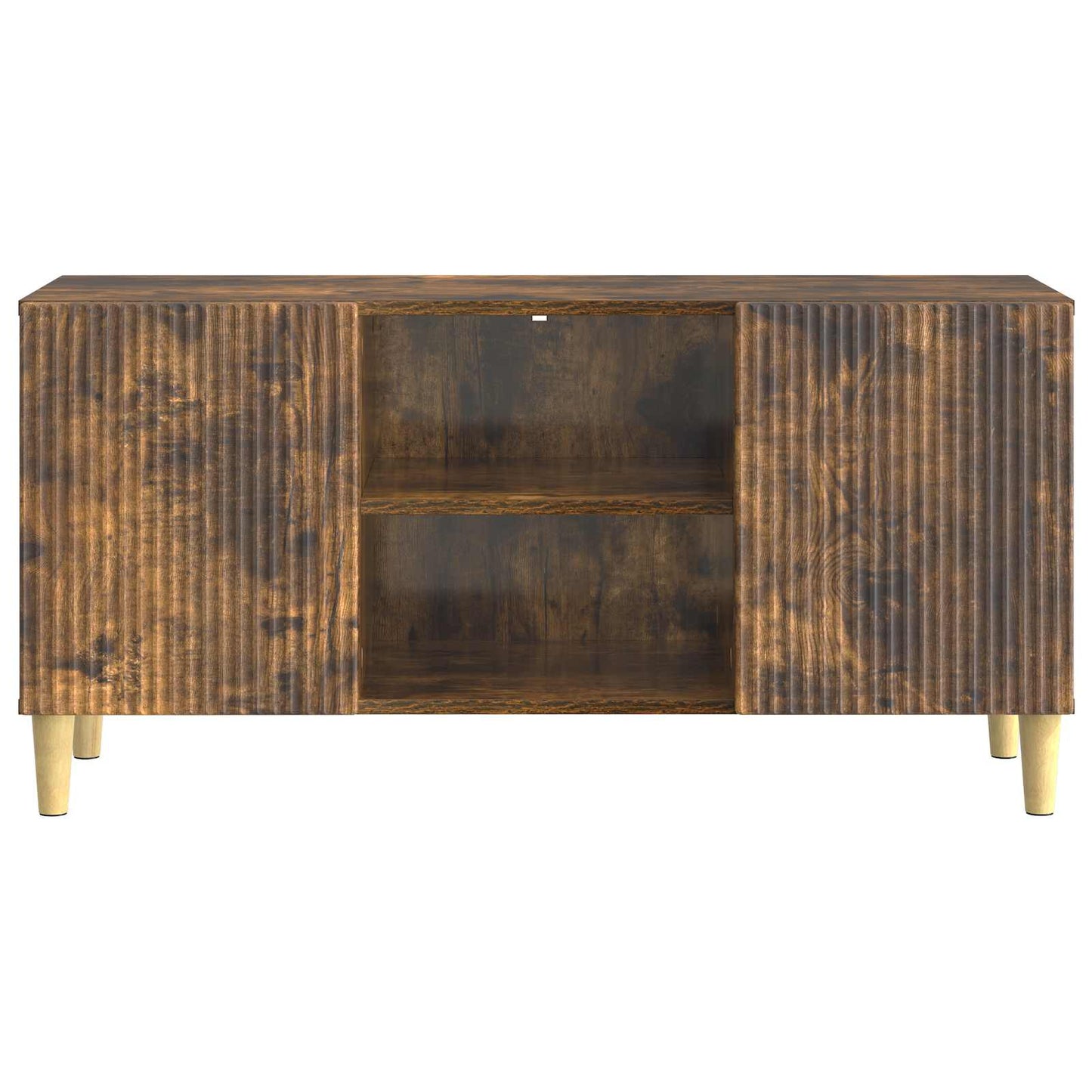 TV szekrény Füstös Tölgy 102 x 34,5 x 50 cm Szerelt Fa