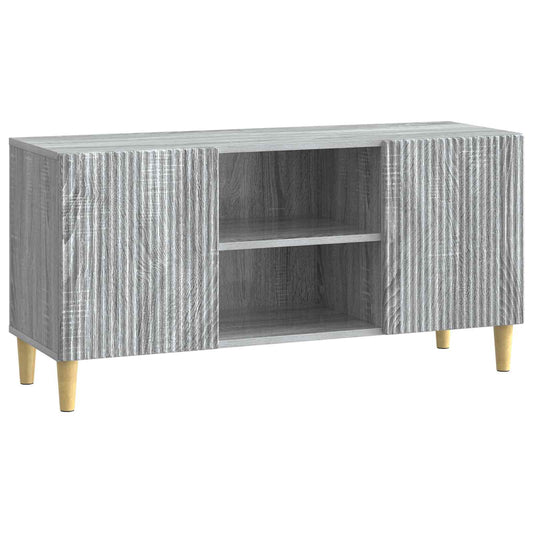 TV szekrény Szürke Sonoma 102 x 34,5 x 50 cm Szerelt Fa
