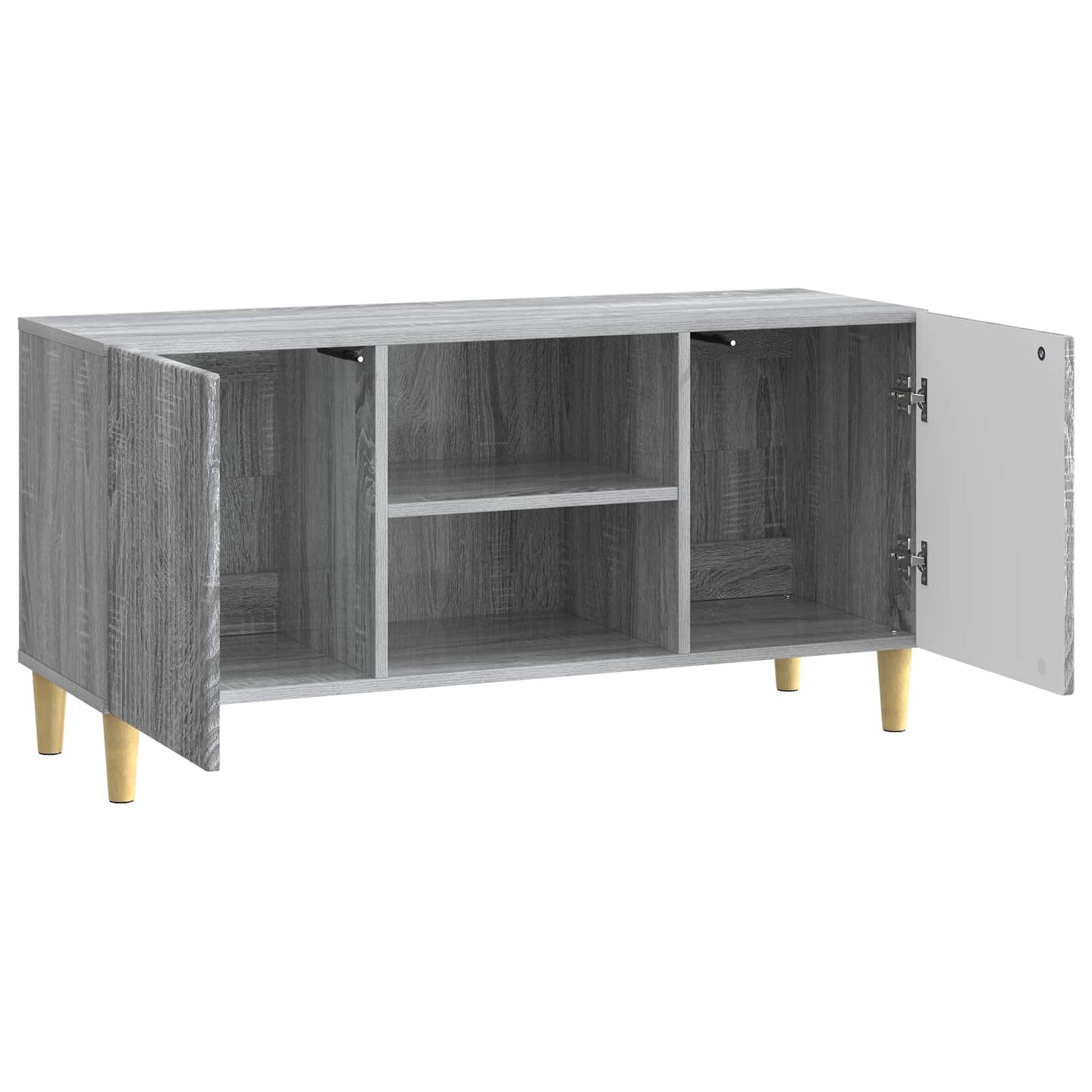 TV szekrény Szürke Sonoma 102 x 34,5 x 50 cm Szerelt Fa