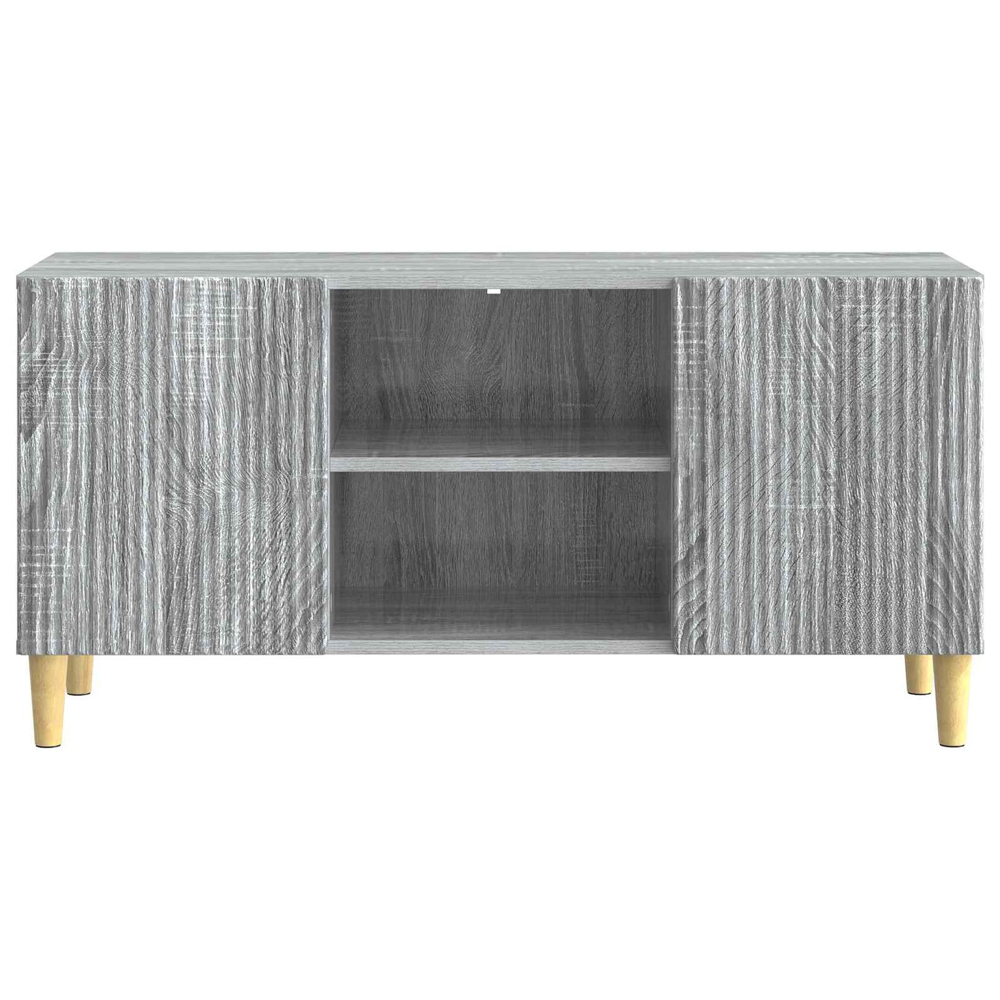 TV szekrény Szürke Sonoma 102 x 34,5 x 50 cm Szerelt Fa