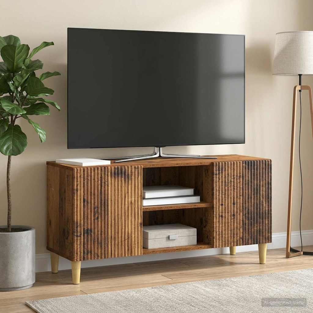 TV szekrény Antik Fa 102 x 34,5 x 50 cm Szerelt Fa