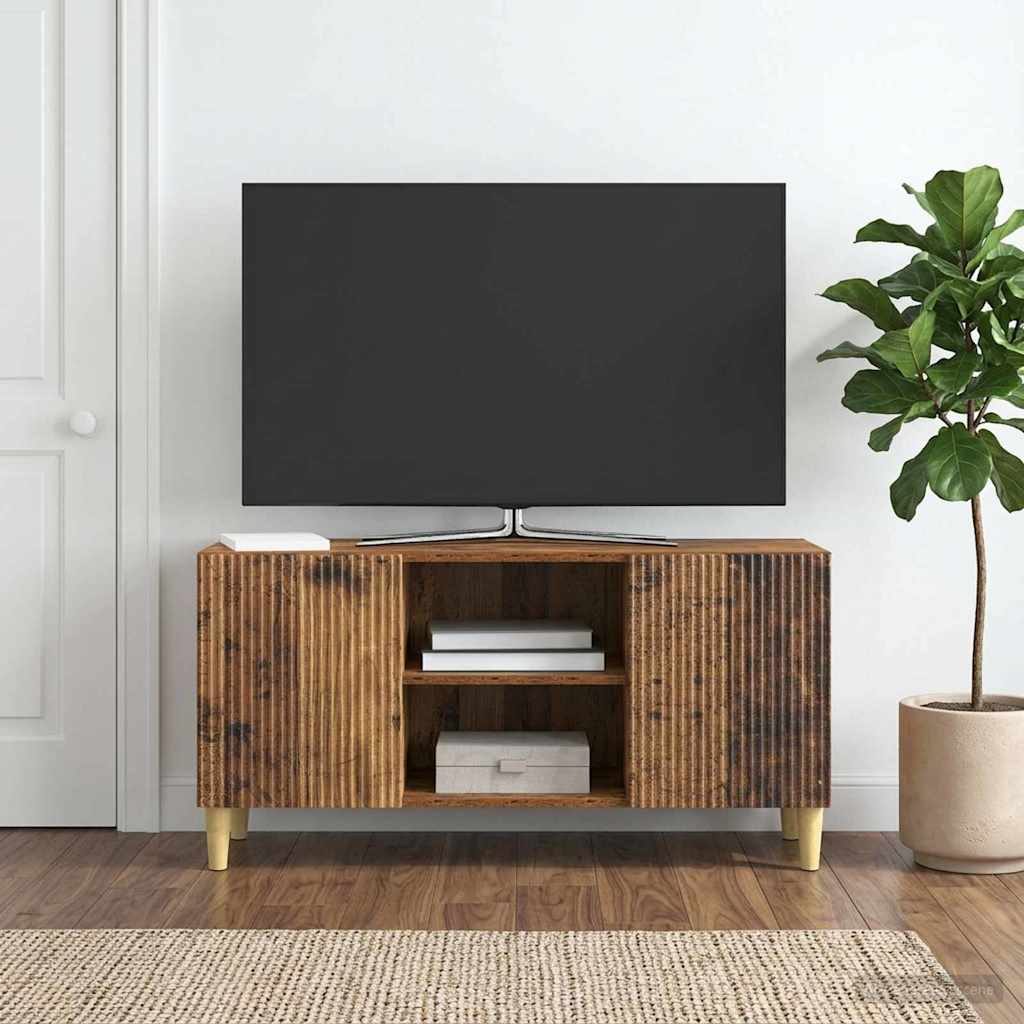 TV szekrény Antik Fa 102 x 34,5 x 50 cm Szerelt Fa