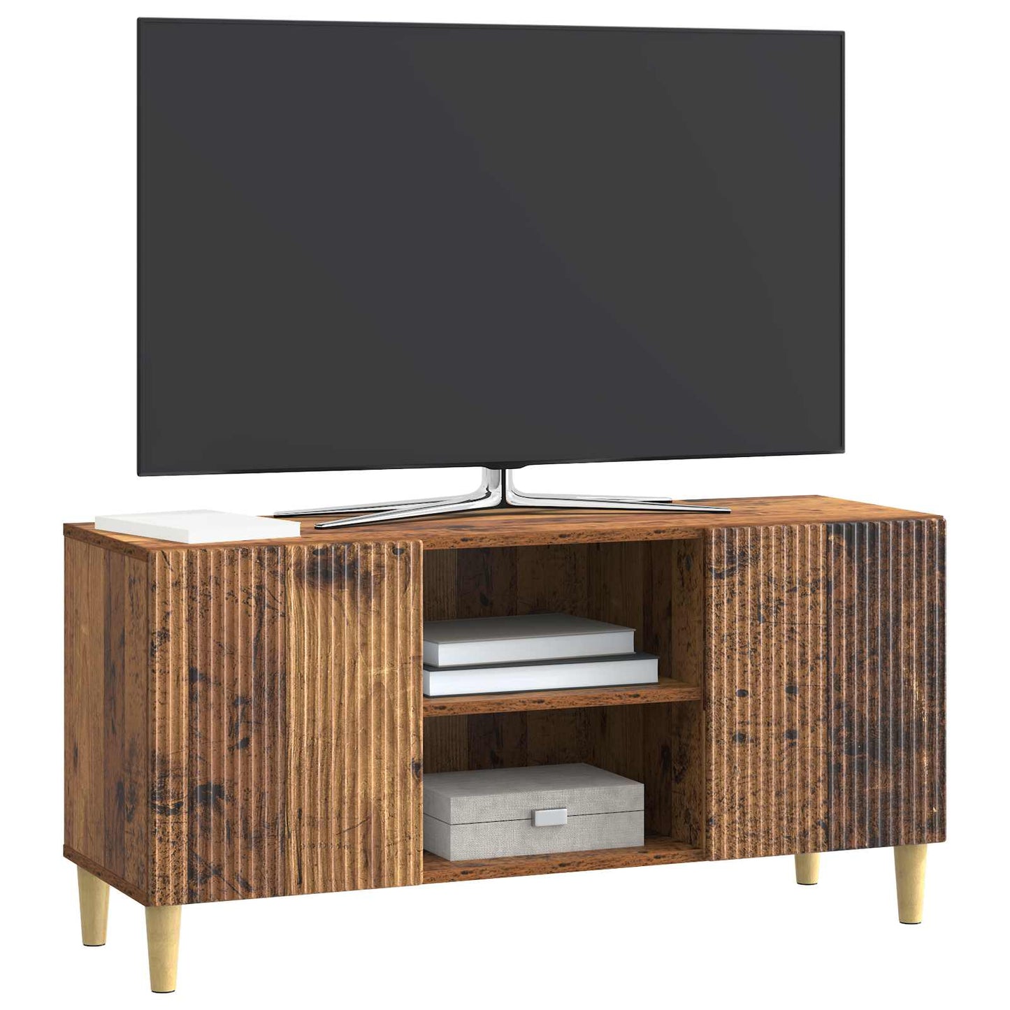 TV szekrény Antik Fa 102 x 34,5 x 50 cm Szerelt Fa