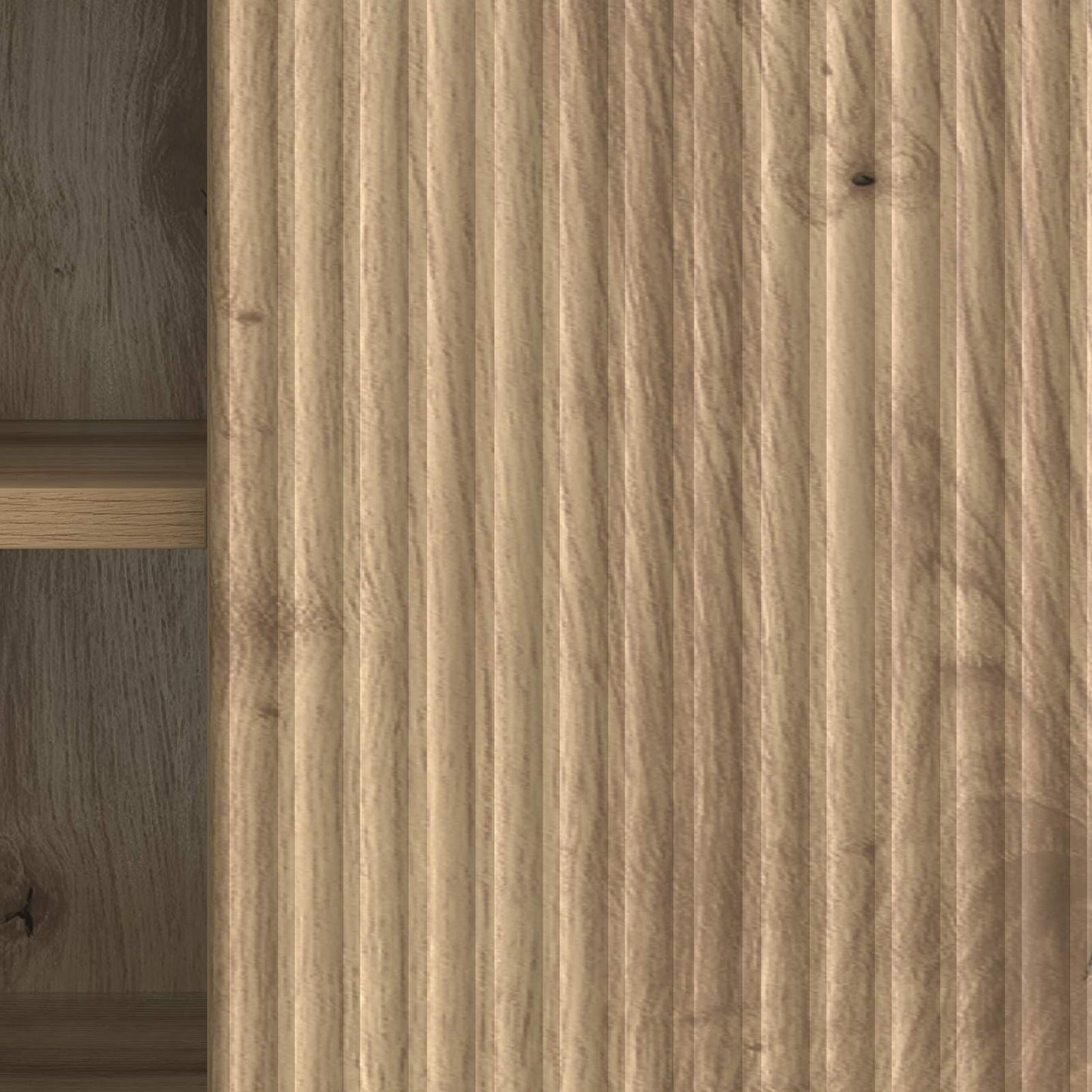 TV szekrény 102 x 34,5 x 50 cm Kézműves Tölgy Szerelt Fa