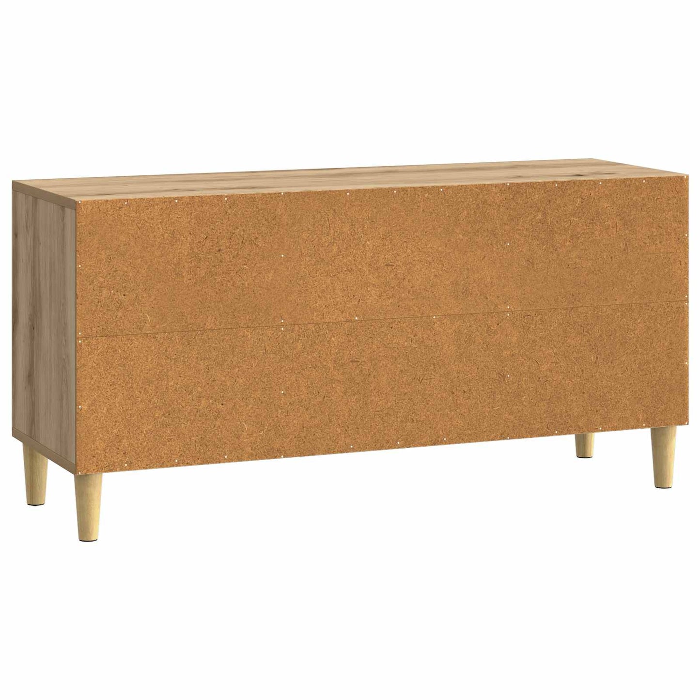 TV szekrény 102 x 34,5 x 50 cm Kézműves Tölgy Szerelt Fa