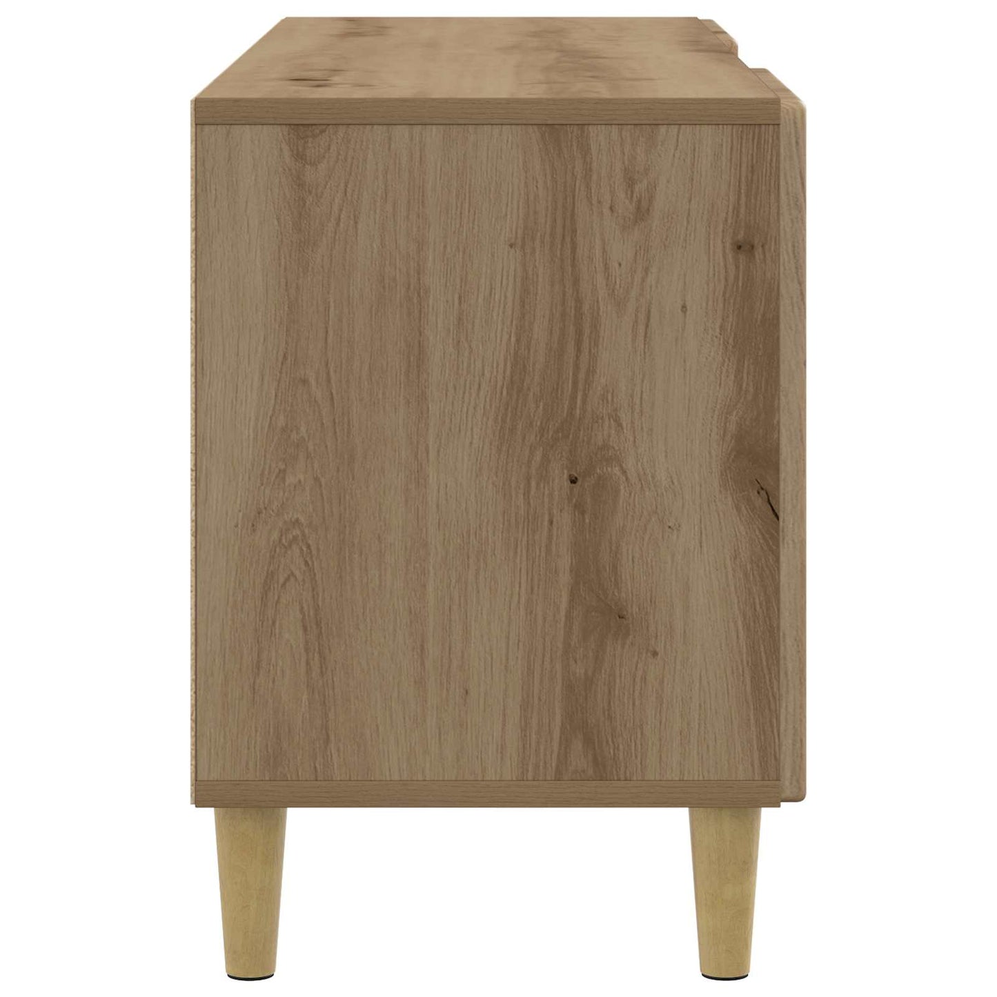TV szekrény 102 x 34,5 x 50 cm Kézműves Tölgy Szerelt Fa