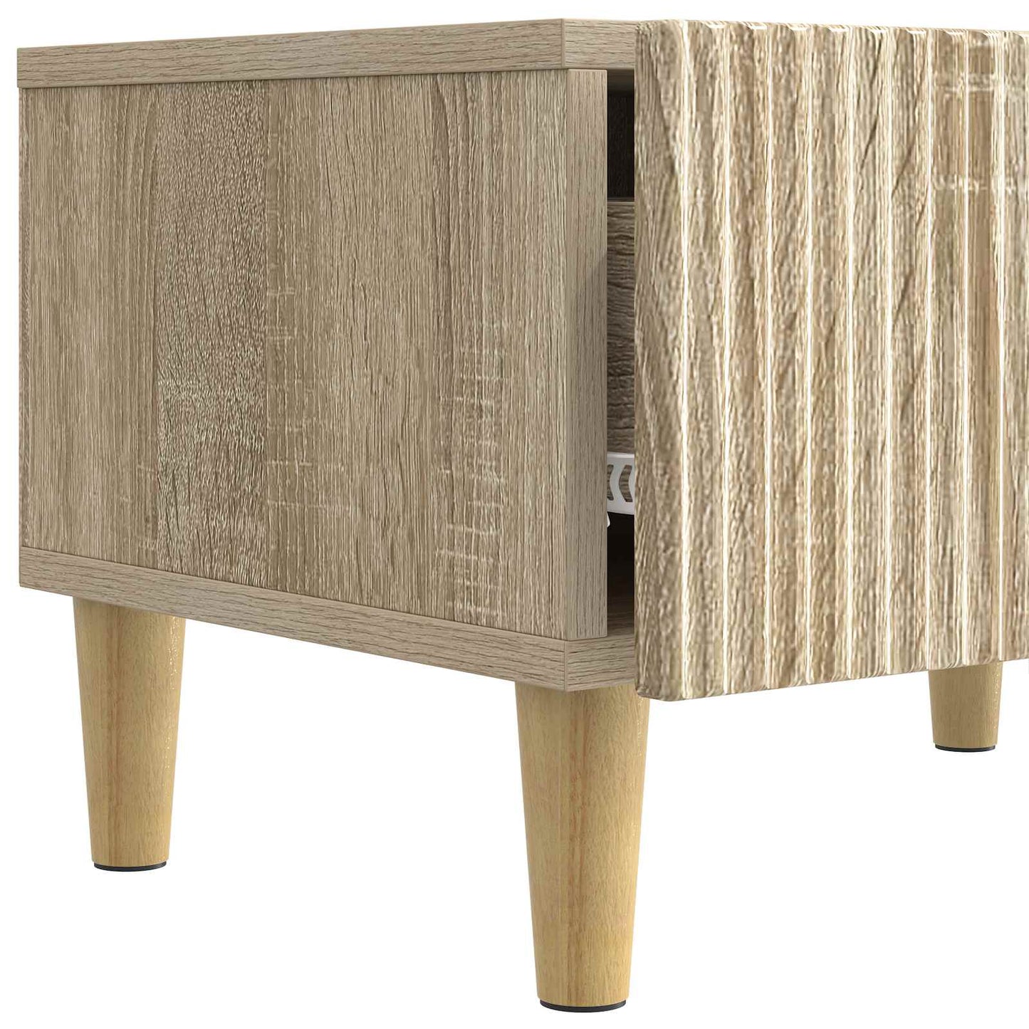 TV szekrény fiókkal Sonoma Tölgy 147 x 34,5 x 30 cm Szerelt Fa