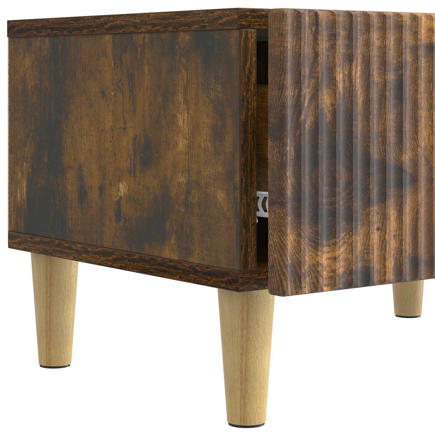 TV szekrény fiókkal Füstös Tölgy 147 x 34,5 x 30 cm Szerelt Fa