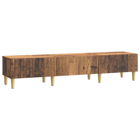 TV szekrény fiókkal Antik Fa 147 x 34,5 x 30 cm Szerelt Fa