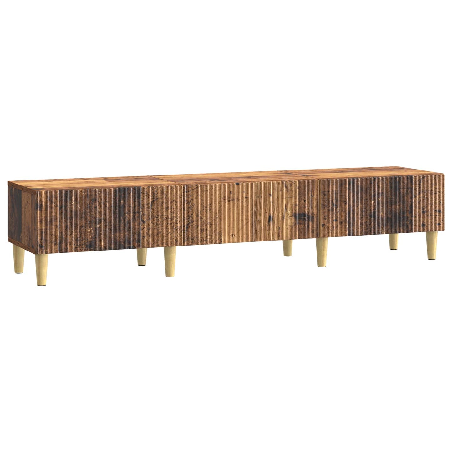 TV szekrény fiókkal Antik Fa 147 x 34,5 x 30 cm Szerelt Fa