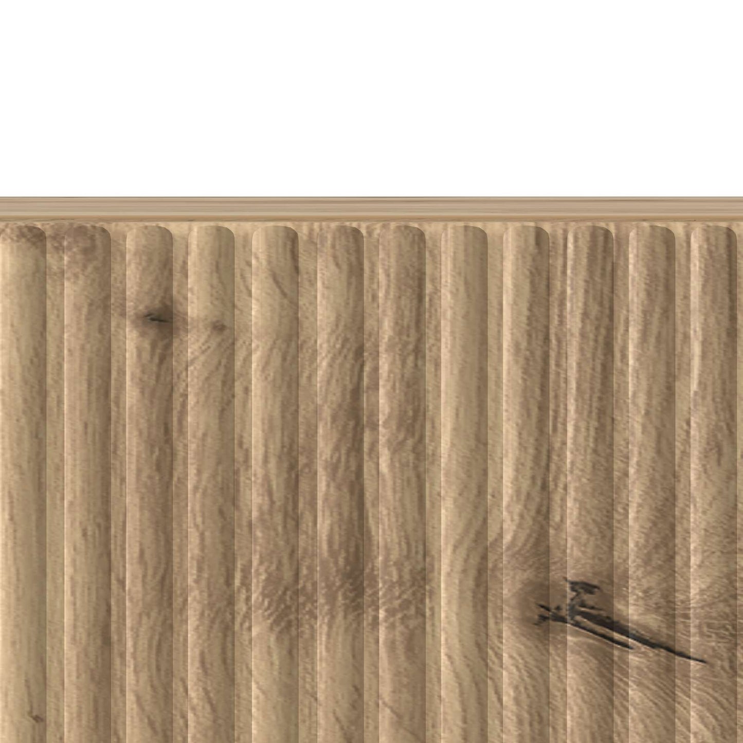 TV szekrény 147 x 34,5 x 30 cm Kézműves Tölgy Szerelt Fa