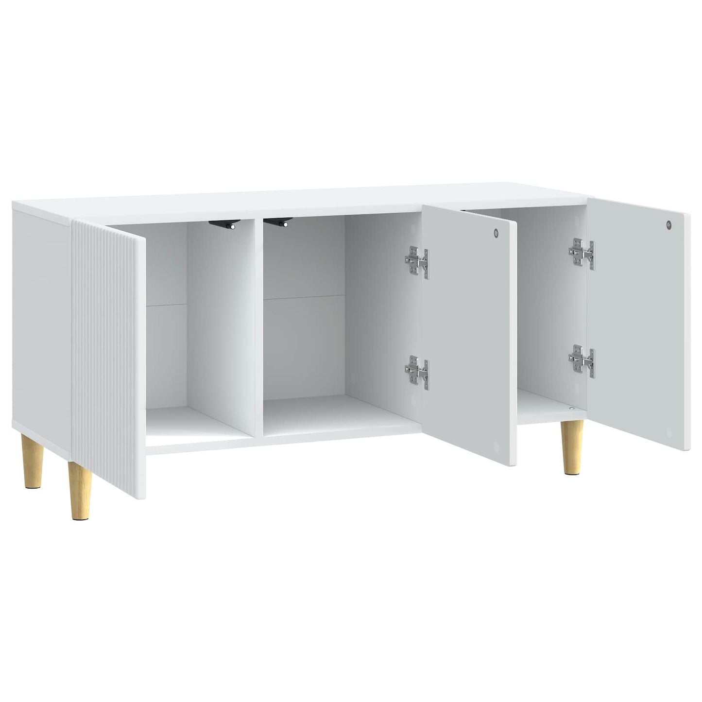 TV szekrény Fehér 99 x 34,5 x 50 cm Szerelt Fa