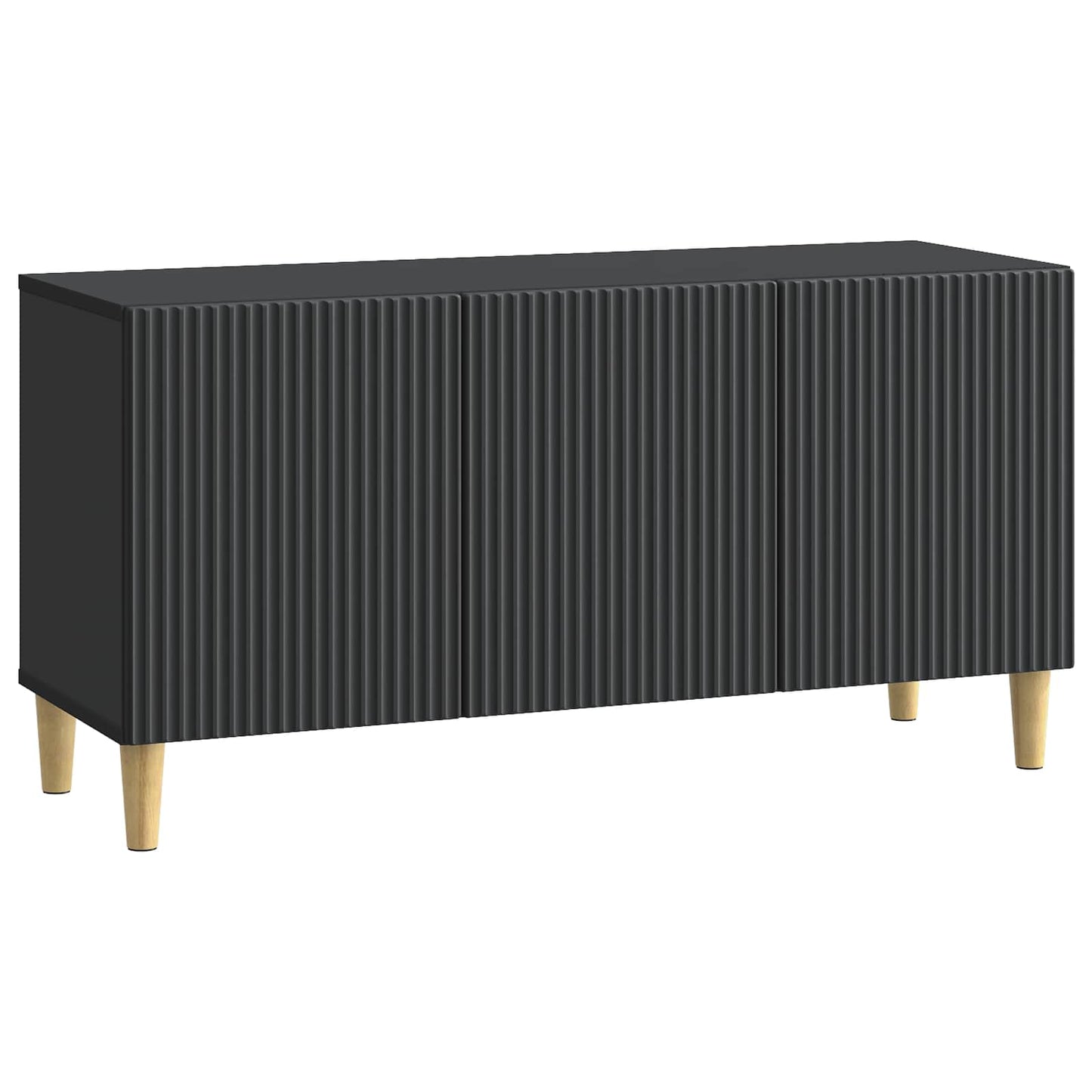 TV szekrény Fekete 99 x 34,5 x 50 cm Szerelt Fa
