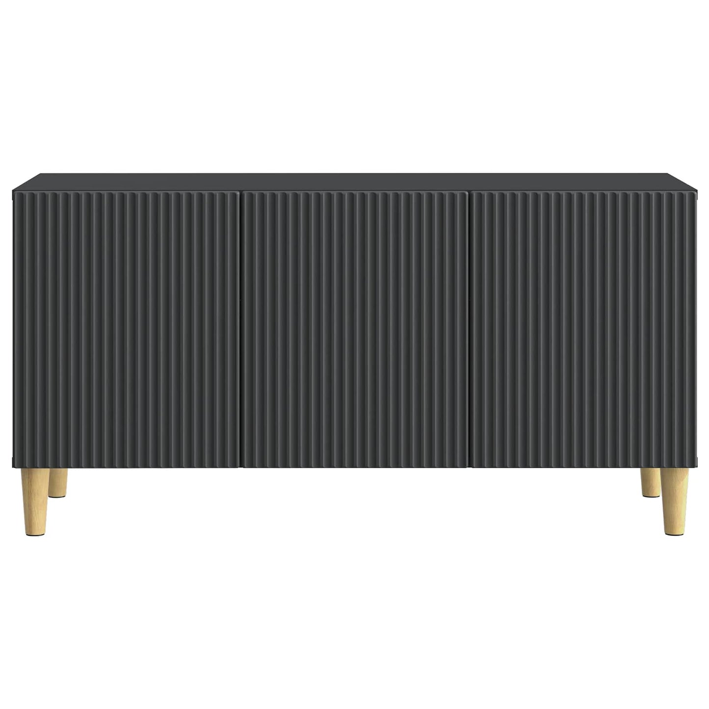 TV szekrény Fekete 99 x 34,5 x 50 cm Szerelt Fa