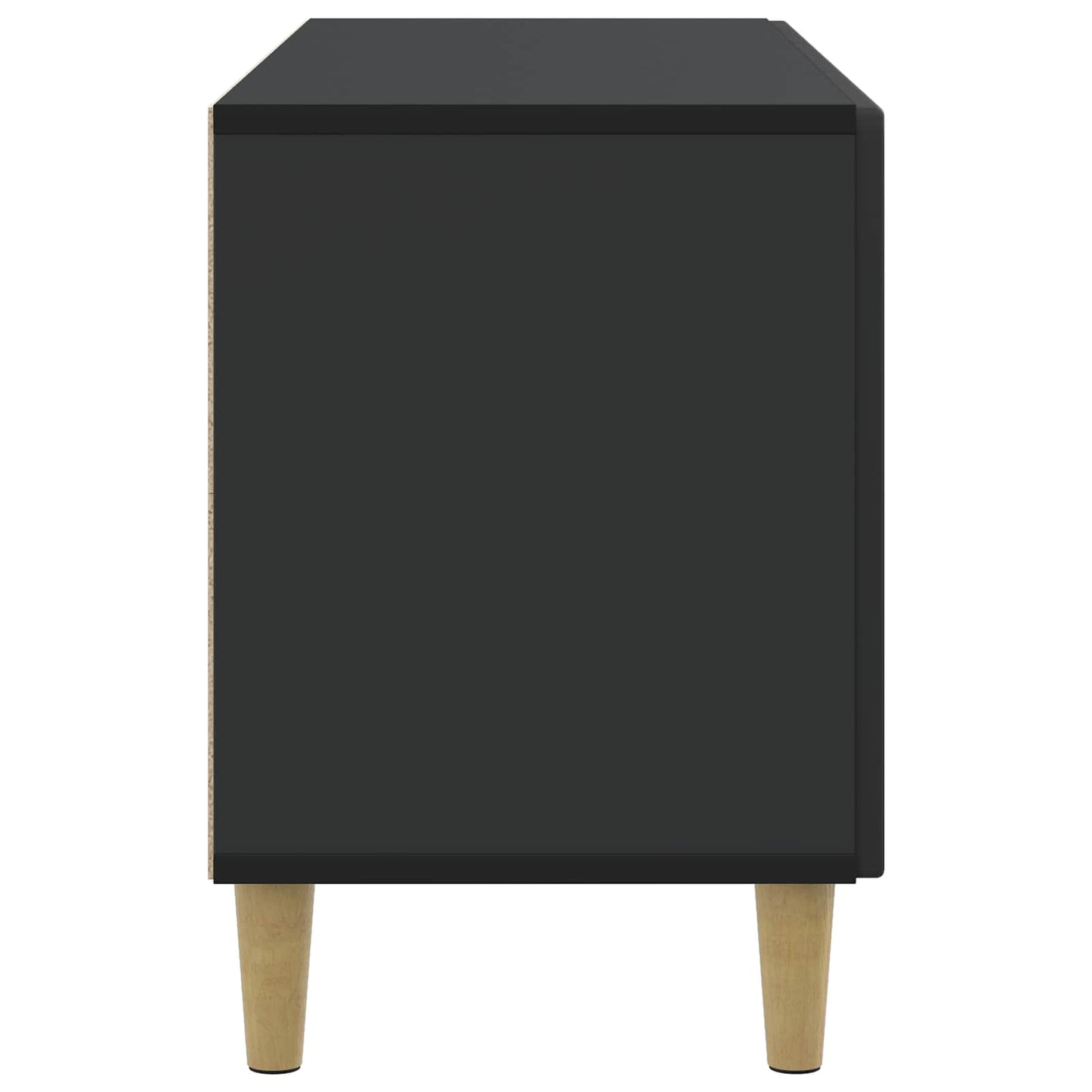TV szekrény Fekete 99 x 34,5 x 50 cm Szerelt Fa