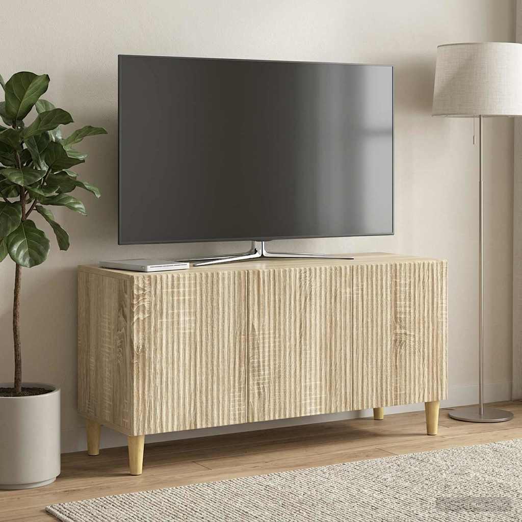 TV szekrény Sonoma Tölgy 99 x 34,5 x 50 cm Szerelt Fa