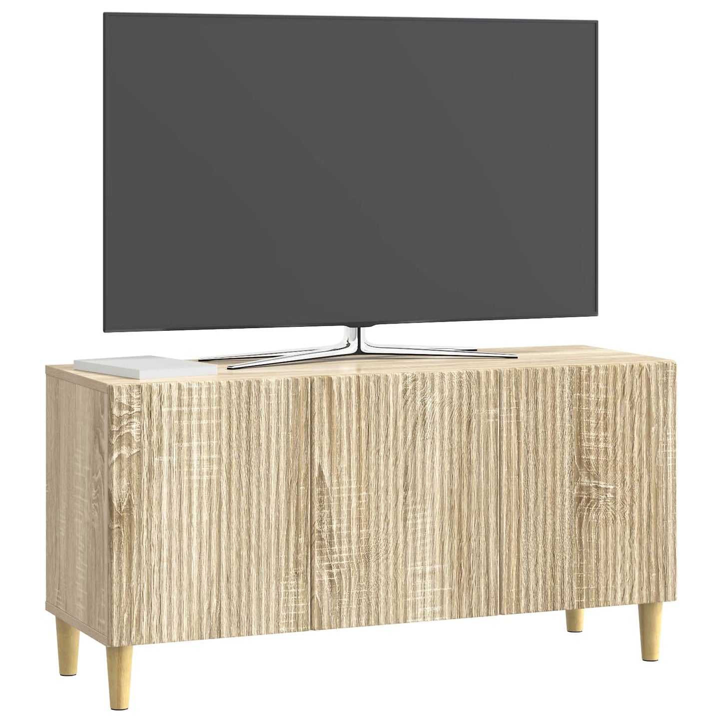 TV szekrény Sonoma Tölgy 99 x 34,5 x 50 cm Szerelt Fa