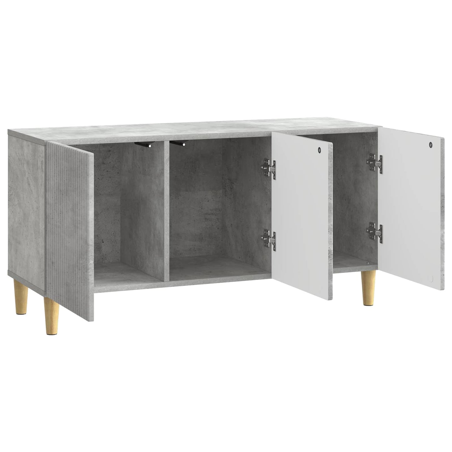 TV szekrény Betonszürke 99 x 34,5 x 50 cm Szerelt Fa
