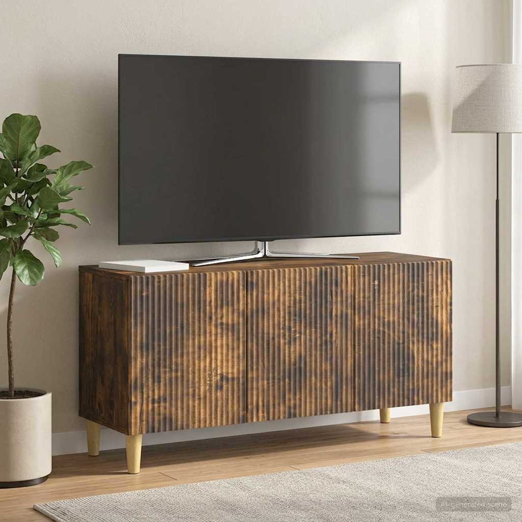 TV szekrény Füstös Tölgy 99 x 34,5 x 50 cm Szerelt Fa