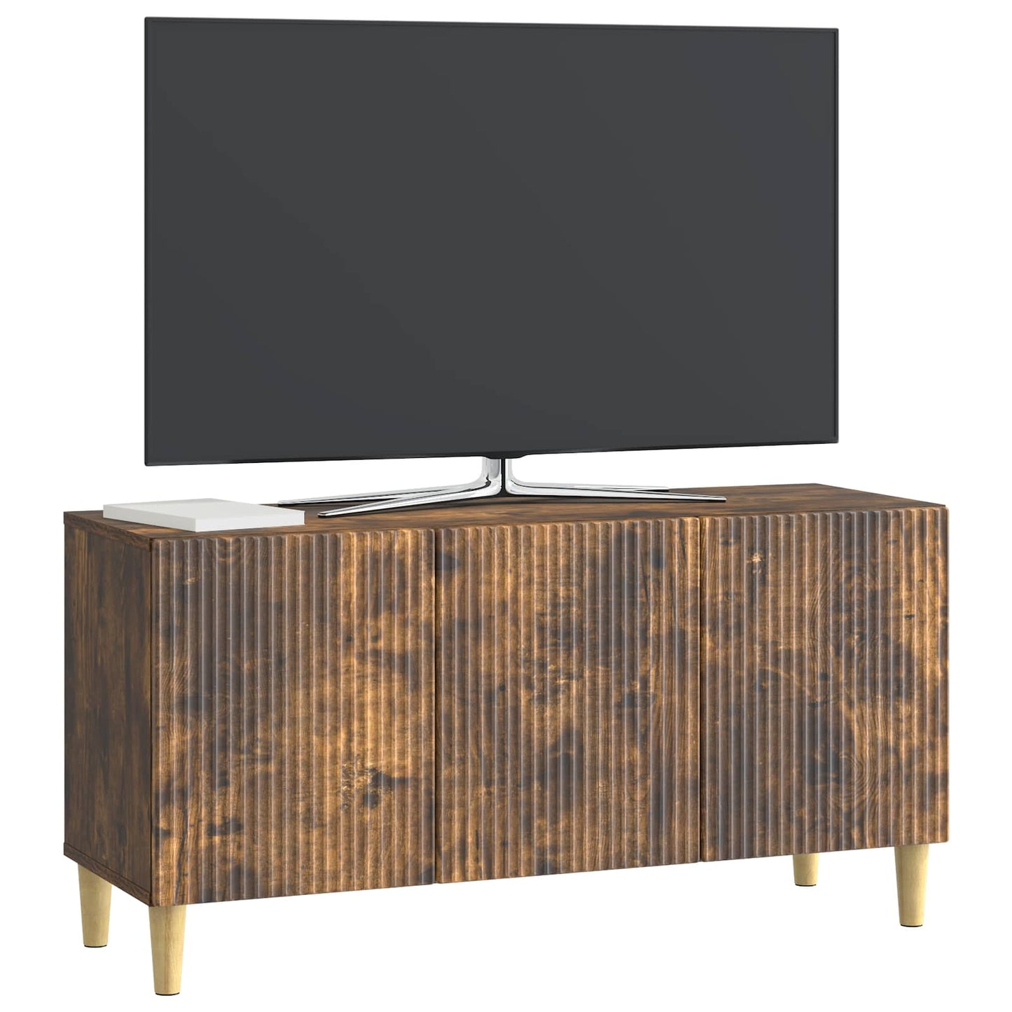 TV szekrény Füstös Tölgy 99 x 34,5 x 50 cm Szerelt Fa