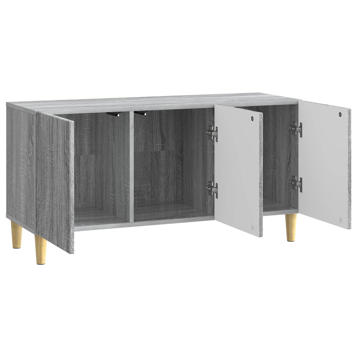 TV szekrény Szürke Sonoma 99 x 34,5 x 50 cm Szerelt Fa