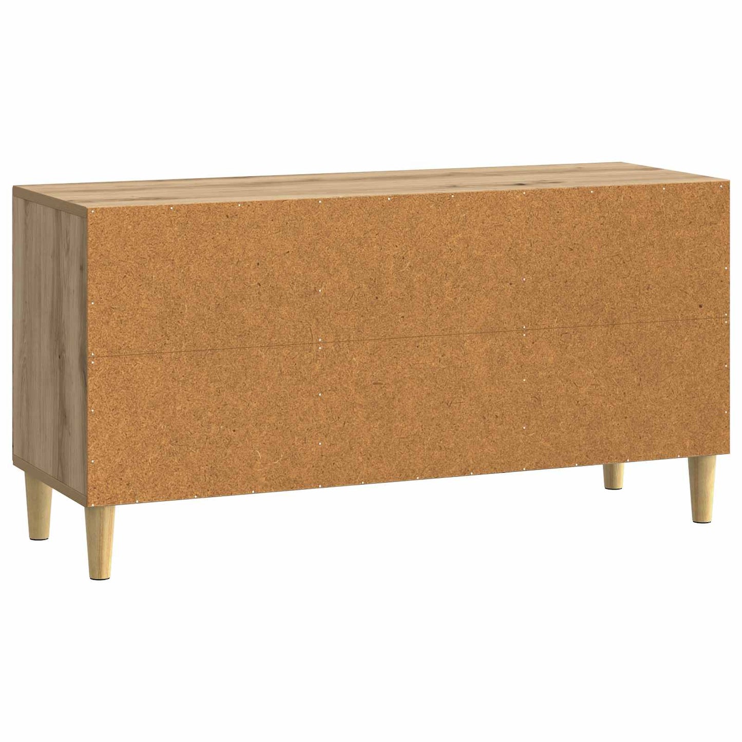 TV szekrény 99 x 34,5 x 50 cm Kézműves Tölgy Szerelt Fa