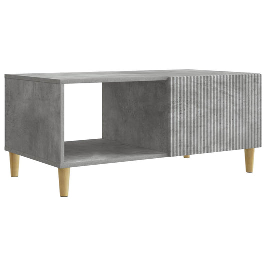 Dohányzóasztal Betonszürke 90 x 50 x 40 cm Szerelt Fa